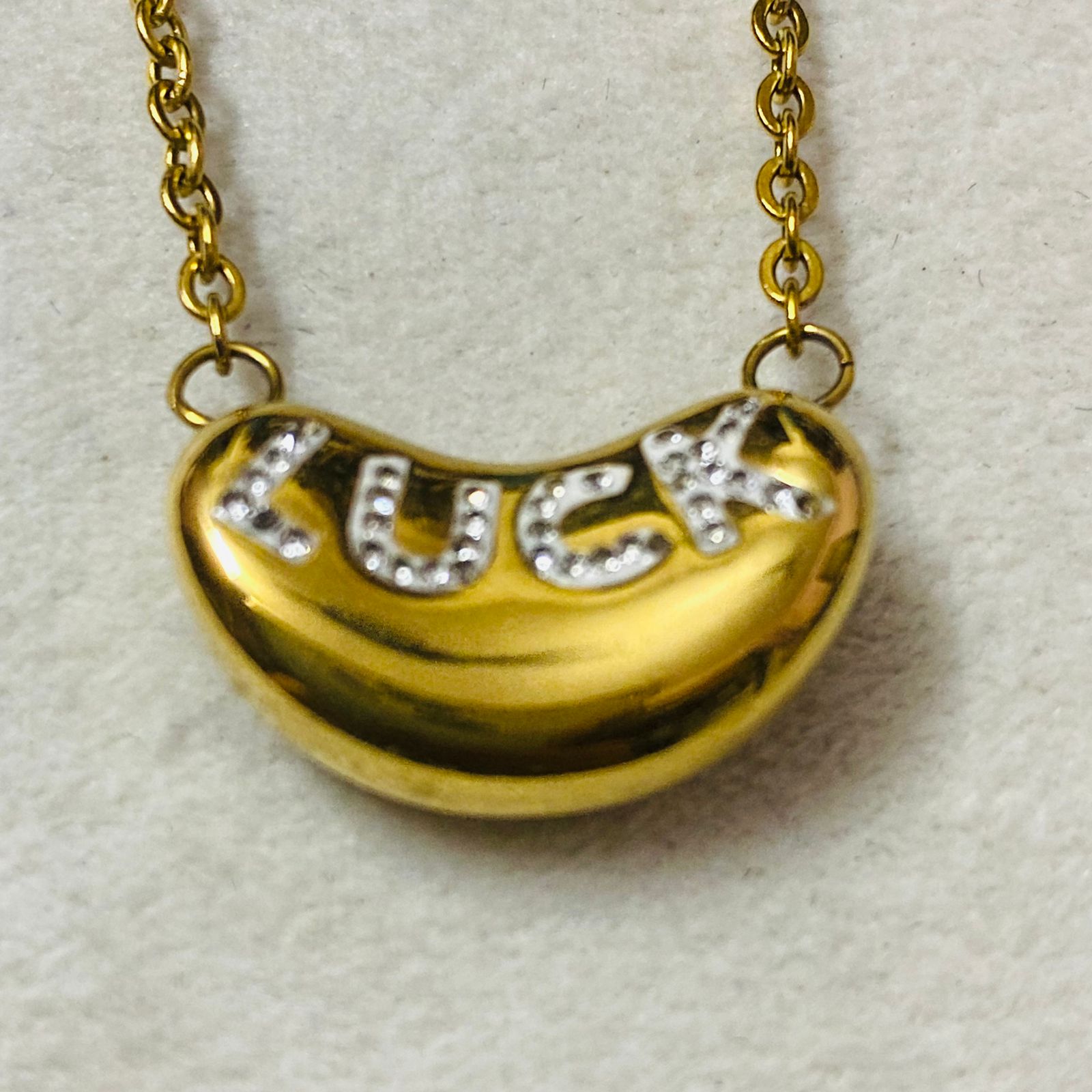 Luck two side Necklace