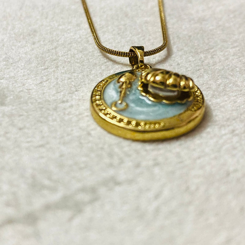 Beach Pendant Necklace Waterproof | Anti-Tarnish | Vixen's Hub Jewellery