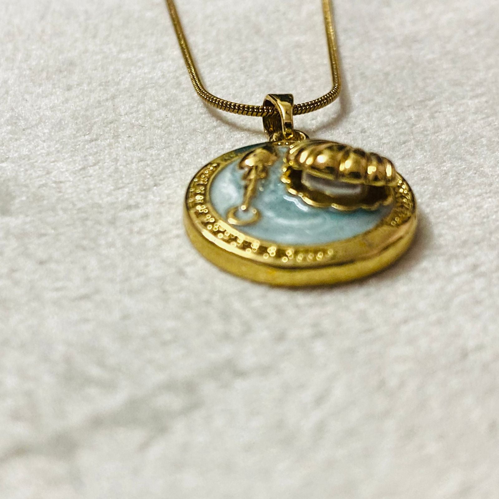 Beach Pendant Necklace Waterproof | Anti-Tarnish | Vixen's Hub Jewellery