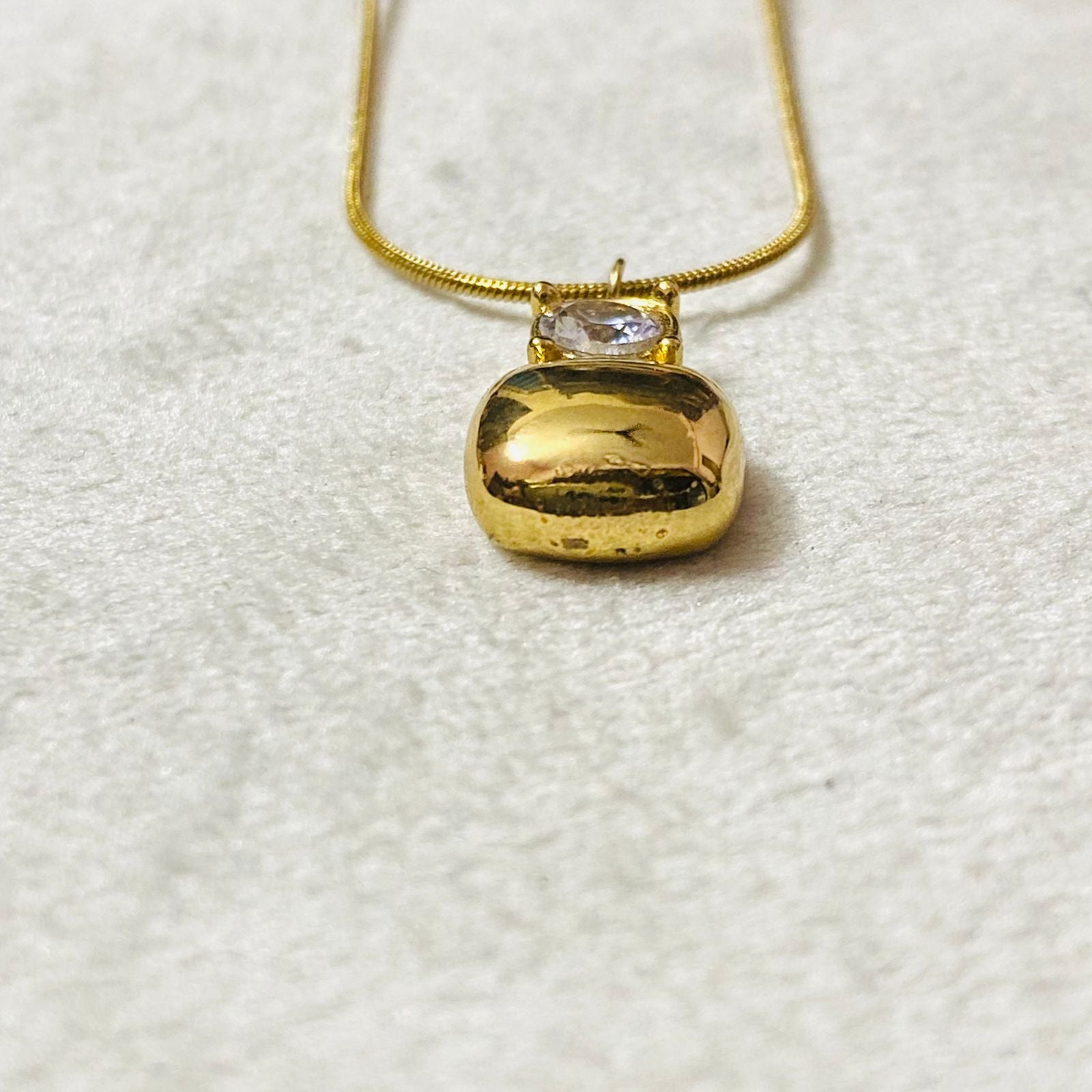 Waterproof Gold Pendant Necklace | Anti-Tarnish Stainless Steel
