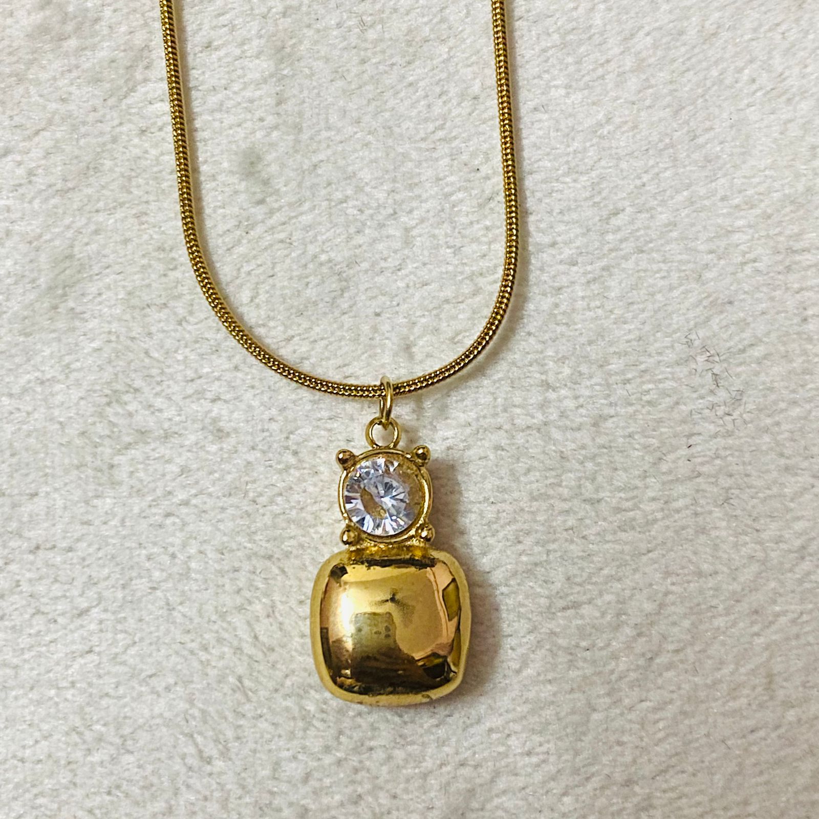 Waterproof Gold Pendant Necklace | Anti-Tarnish Stainless Steel