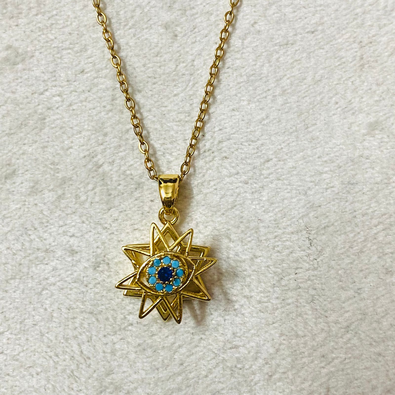 Evil Eye Anti Tarnish Necklace