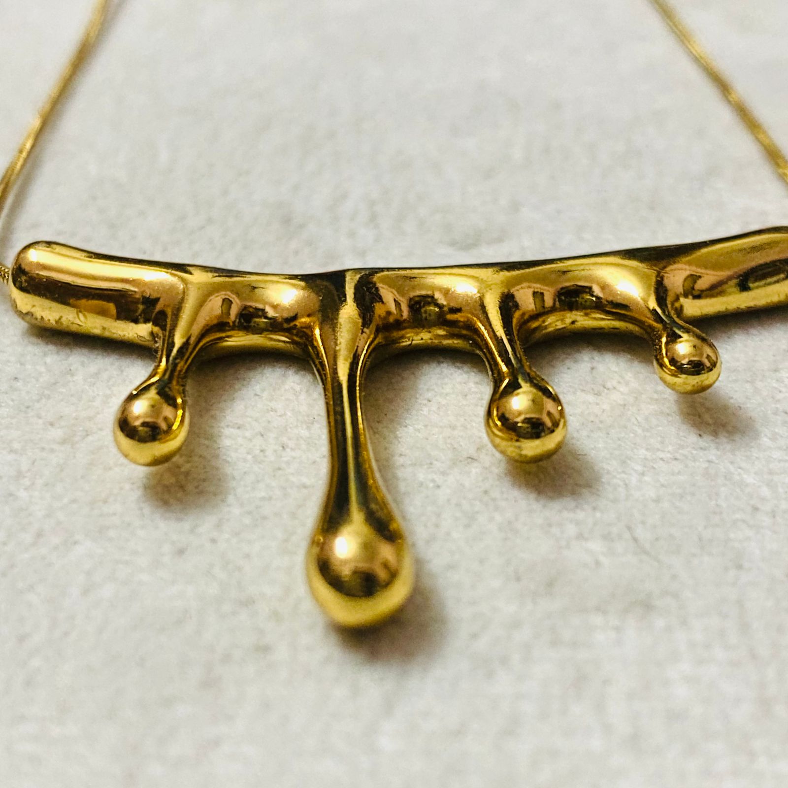 Trendy Waterproof Gold Pendant Necklace | Anti-Tarnish Stainless Steel