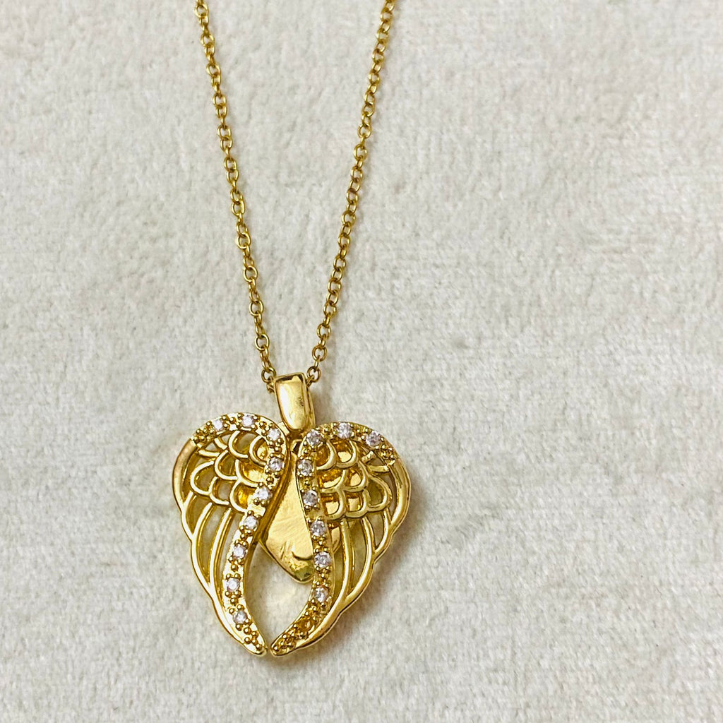 Angel wings Pendant Necklace Waterproof