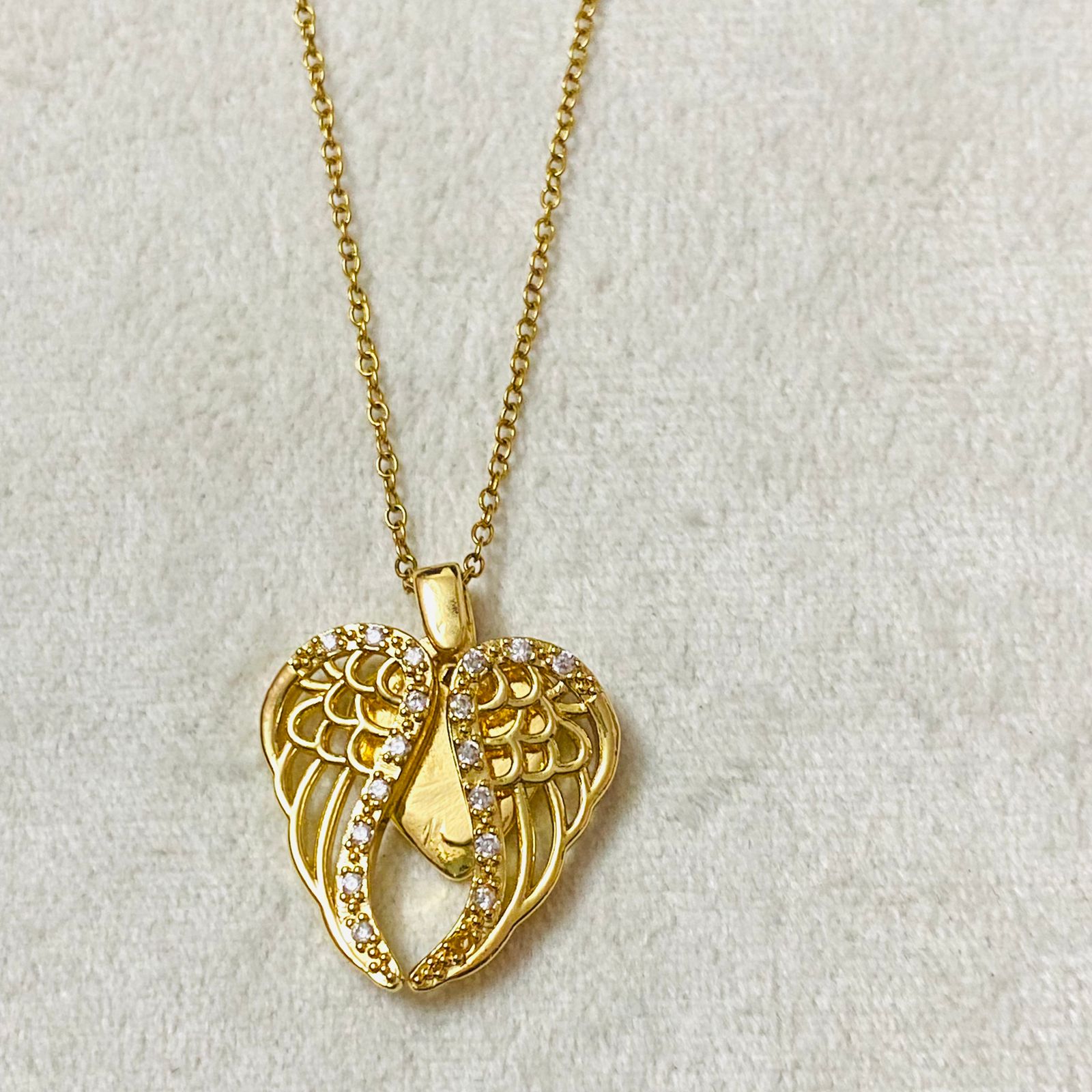 Angel wings Pendant Necklace Waterproof